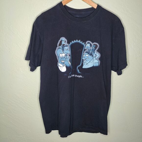 The Simpsons License Graphic Y2K Tee - Picture 2 of 6